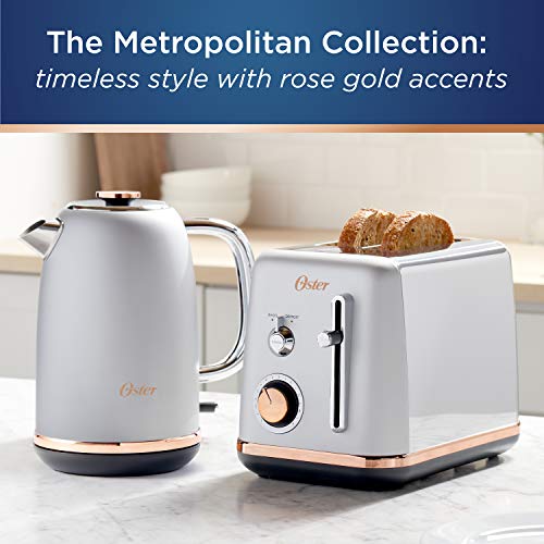 Oster 2097736 Electric Kettle Metropolitan Collection with Rose Gold