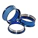 Longbeauty 6 Pair Stainless Steel Screwe Flesh Tunnel Expander Eer Plug Gauge Earlets 6 Colors 4MM