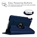 Fintie Rotating Case for iPad Mini 4-360 Degree Rotating Stand Case with Smart Cover Auto Sleep/Wake Feature for iPad Mini 4 (2015 Release), Navy