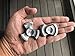 ILoveFidget Hand Spinner, up to 7 minutes spin time, fine solid Stainless Steel Fidget Spinner with premium finish, R188 bearing for smooth fast silent spinning. Stress Relief EDC toy