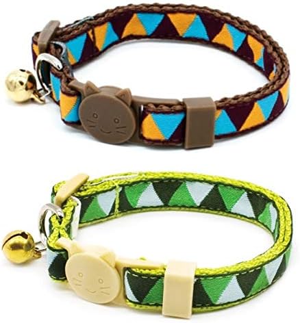 Fantasia Pet Breakaway CAT Collar - 2 PCS Bundle Pack