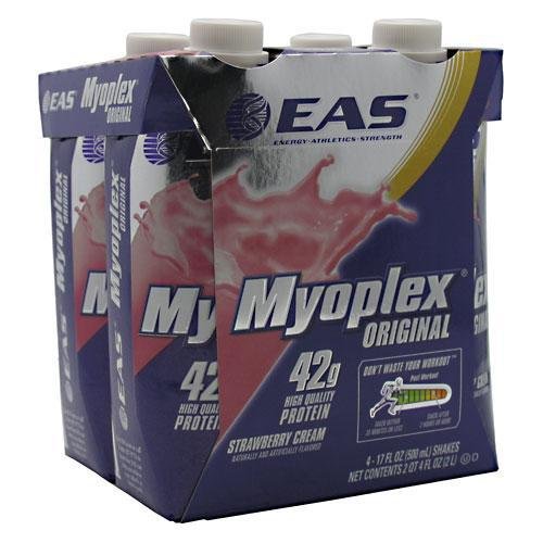 Eas Myoplex Original Strawberry Cream Shakes - 4 CT