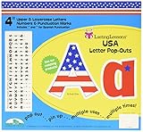 Barker Creek LL-1708 Letter Pop-Outs, USA, 0.25