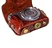 G9X Camera Case, PU Leather Protective Camera Case Bag for Canon PowerShot G9X, G9X Mark II, Coffee