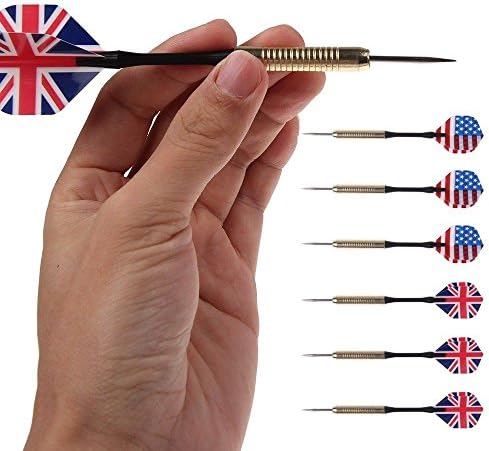 NEW 3pcs/set of Steel Needle Tip Dart Darts With Nice Flight Flights