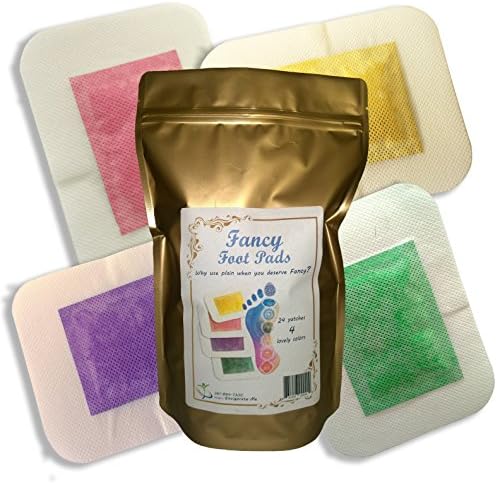 Fancy Foot Pads - 24 Delightful, Colorful Patches in Rose, Lavender, Chili, and Green Tea