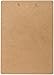 MDF CLIPBOARD LOW PROFILE CLIP - Nova Whole Sturdy Material For Standard Letter Size A4 - Be Professional & Organized At Work & In The Office - Perfect For Teachers, Students, Nurses