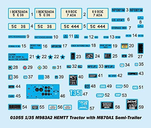 Trumpeter 1:35 - M983a2 HEMTT Tractor with M870a1, Various - Image 4