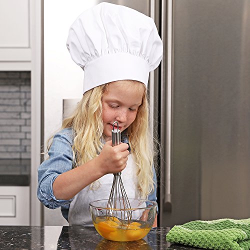 Kitchen Supply Child\'s Adjustable White Twill Chef\'s Hat - Thumbnail 4