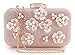 Yuenjoy Womens Glitter Floral Rhinestone Beaded Evening Bags Wedding Clutch Purse