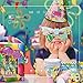 Nidezon SpongeBob Party Supplies Set-100 Pieces SpongeBob Birthday Decoration Shower Decorations Backdrop Banner Cake Topper Paper Hat Gift Bag Table Cloth- Serves 6 Guest