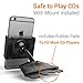 Jmday Universal 360-Degree Rotation CD Slot Car Cell Phone Mount Holder Cradle for iPhone X 7 Plus Samsung Galaxy S8 + Note 8 MOTO LG Huawei Sony HTC
