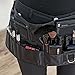 Professional Makeup Artist Tool Belt, Cosmetics Organizer with Zippered Pockets and Brush Holders