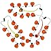 Halloween Treats- Halloween LED Necklace Bracelets Pumpkin Ghost Pirate Spider Eyeball Halloween Party Favor Light up Flashing Decoration Trick Treats Gift Bag Fillers for Women Men Family Pack
