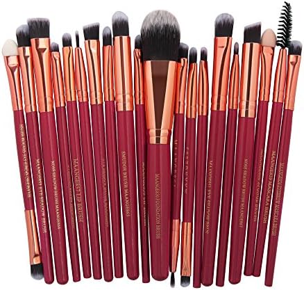 Clearance Sale! Makeup Brushes Set LEEDY Durable 20Pc Professional Face Eye Shadow Eyeliner Foundation Blush Lip Cosmetics Make up Brush Powder Liquid Cream Cosmetics Blending Brush Tool Kits