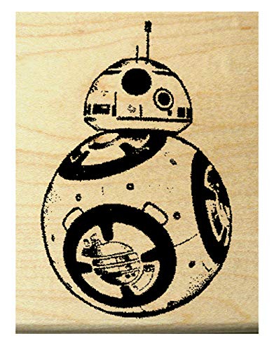 P93 BB8 robot rubber stamp 1.5x1