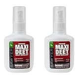 Sawyer Products SP7142 Premium Maxi-DEET Insect Repellent Pump Spray, Twin Pack, 4-Ounce
