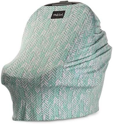 AS SEEN ON Shark Tank The Original Milk Snob Infant Car Seat Cover and Nursing Cover Multi-Use 360° Coverage Breathable Stretchy"Ari"