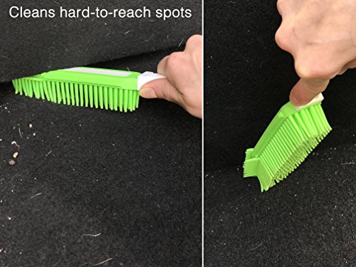 Dasksha Best Car & Auto Detailing Brush for Pet Hair Removal - Best Pet Hair Remover for Dog & Cat Hair - Great On Furniture (Bedding, Carpets, Blankets) - Use As A Lint Remover