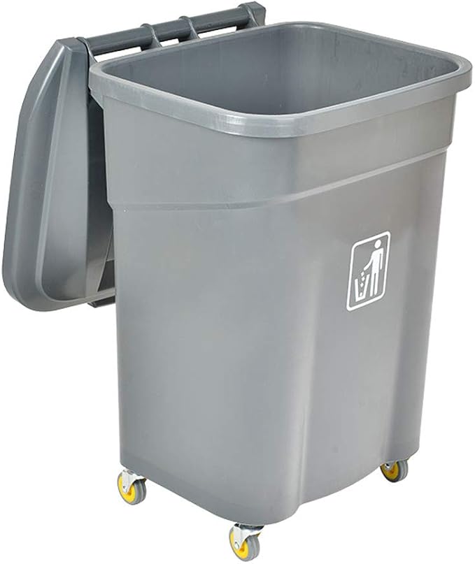 Trash Cans Largecapacity Outdoor Industrial Flip Lid Trash Can Dustbin