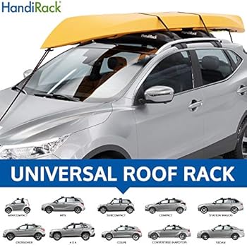 HandiRack Universal Inflatable Roof Rack Bars (Black); Tie-downs Included; Fits Most Cars and SUVs