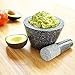 Avocat Granite Mortar And Pestle - Crush, Grind, Mix, and Powder