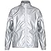 2786 Mens Contrast Lightweight Windcheater Shower Proof Jacket (S) (Silver (Metallic)/ White)