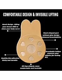 Invisible Lift Nipplecovers Push up Strapless Sticky Bra Self Adhesive Backless Bras for Women 2019 Upgraded