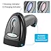 NETUM Wireless Barcode Scanner 2 in 1 2.4G Wireless & USB Wired 1D Laser Barcode Reader Handheld Bar Code Reader Cordless Rechargeable Bar Code Scanner for Computer MAC Laptop NT-1698W