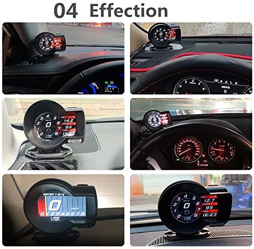 Profession Magician OBD Head Up Display Car Digital Boost Gauge Voltage Speed Meter Ect. Water Temp Alarm Auto Diagnostic Tool