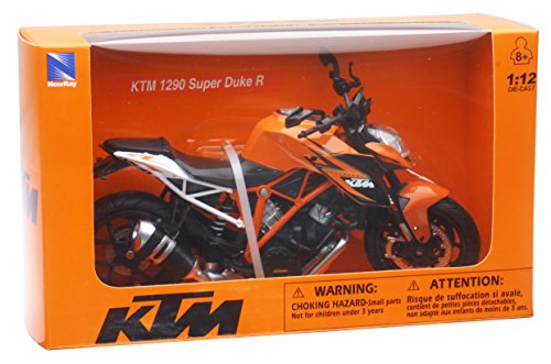 NewRay 1:12 Scale Motorcycle KTM 1290 Superduke R 2014 Orange/Black 1:12
