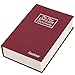 Readaeer Dictionary Diversion Secret Book Safe Portable Travel Box with Key Lock Steel Large-Red
