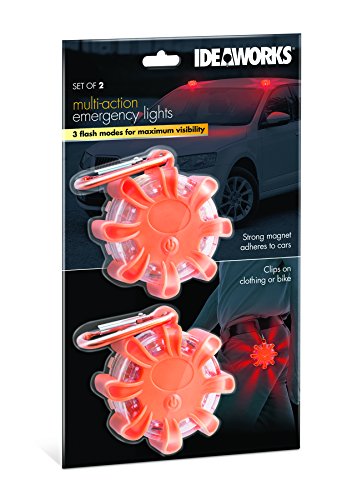 LED MINI EMERGENCY LIGHT SET OF 2 with 8 LEDs