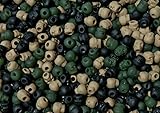 JOLLY STORE Crafts Skull Beads Camouflage Mix made in USA