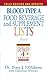 Blood Type A: Food, Beverage and Supplemental Lists from Eat Right 4 Your Type by Peter J. D'Adamo, Catherine Whitney