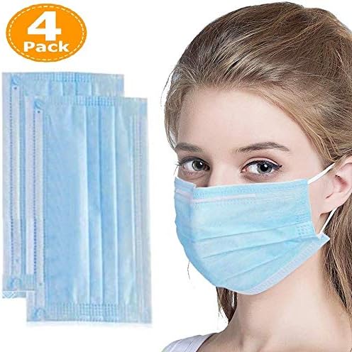 ALTRIGA Comfortable Anti Pollution Dust Mask for Air Filtration, Dustproof Anti Virus/bacteria Mask, 3Ply PM2.5 Filters Air Purifier for Both Men and Women- PACK OF 4