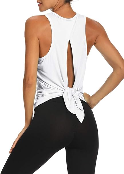 tie back yoga top