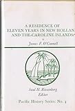 Front cover for the book A residence of eleven years in New Holland and the Caroline Islands by James F. O'Connell