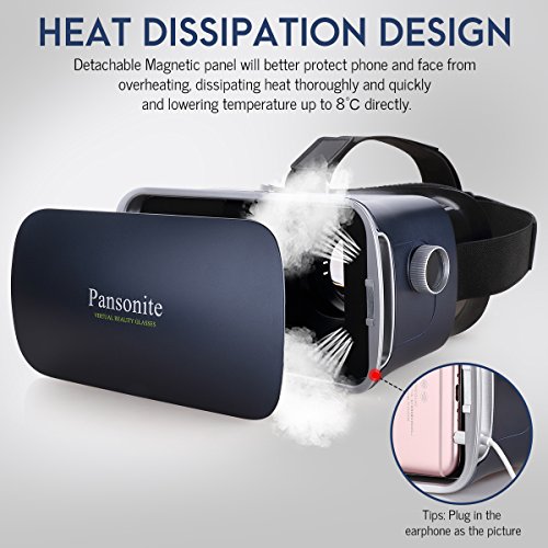 Pansonite-3D-VR-Glasses-Virtual-Reality-Headset-for-Games-3D-Movies-Upgraded-Lightweight-with-Adjustable-Pupil-and-Focal-Distance-for-IOS-and-Android-Smartphone-