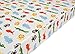 Premium Fitted Pack N Play Playard Sheet Made with 100% Organic Cotton, Safari