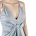 Doinshop New Women Buckled Deep V Neck Skirt Bandage Bodycon Cocktail Party Dress
