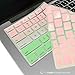 TOP CASE - Faded Ombre Series Keyboard Cover Skin Compatible with MacBook 13