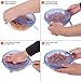Kitchen + Home Silicone Stretch Lids - Set of 3 Can and Jar Sized Silicone Food Saver Covers - BPA