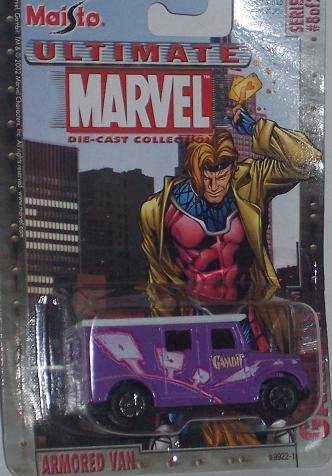 Maisto Ultimate Marvel #8 Gambit Armored Van 1:64 Scale Diecast Car X-Men