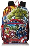 Marvel Avengers Boys' Backpack with Detachable Lunch Bag, Blue, One Size