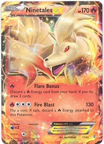 Amazon Com Pokemon Ninetales Ex 13 83 Generations Holo Amazon Com Pokemon Ninetales Ex 13 83 Generations Holo