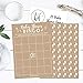 Hadley Designs Hilarious Baby Shower Games Set – 25 Baby Shower Bingo Cards for 25 Guests, Bulk Blank Bingo Squares, Gender Neutral and Fun for Boys & Girls (Rustic)