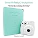 Ablus 120 Pockets Mini Photo Album for Fujifilm Instax Mini 7s 8 8+ 9 25 26 50s 70 90 Instant Camera & Name Card (Jade green)