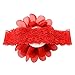 12pcs Baby Girls Headbands Chiffon Flower Lace Band Hair Accessories for Newborns Infants Toddlers
