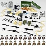 HCHXQ 100PCS+ WW2 Army Figures Building Set